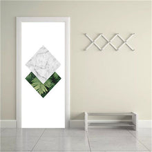 Load image into Gallery viewer, 2PCS/Set Fashion Geometric Door Sticker Wallpaper On The Door Home Decoration Self Stick Wallpaper Waterproof Renovation Poster