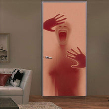 Load image into Gallery viewer, 2PCS/Set Fashion Geometric Door Sticker Wallpaper On The Door Home Decoration Self Stick Wallpaper Waterproof Renovation Poster